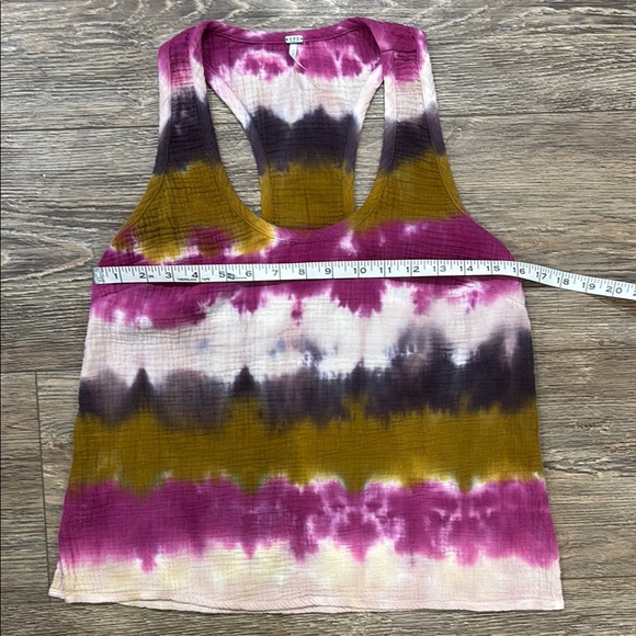 Young Fabulous & Broke Sage Tank Top Pink Olive Green Women’s Size Medium - Picture 6 of 7